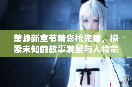 萧峥新章节精彩抢先看，探索未知的故事发展与人物命运
