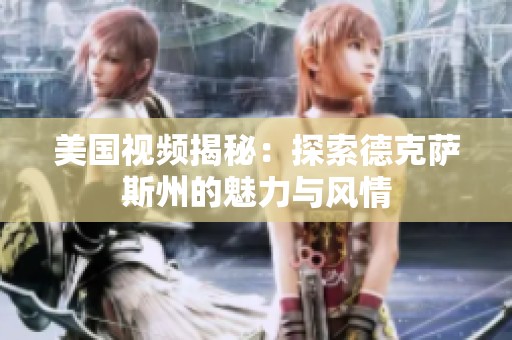 美国视频揭秘：探索德克萨斯州的魅力与风情