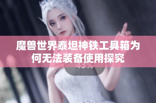 魔兽世界泰坦神铁工具箱为何无法装备使用探究