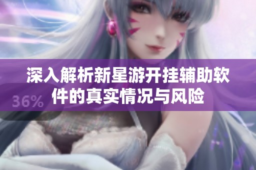 深入解析新星游开挂辅助软件的真实情况与风险