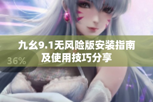 九幺9.1无风险版安装指南及使用技巧分享