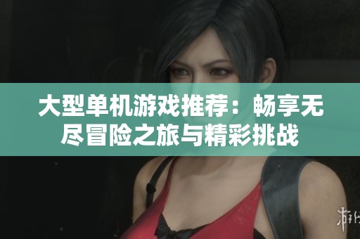 大型单机游戏推荐：畅享无尽冒险之旅与精彩挑战