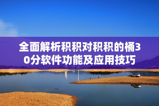 全面解析积积对积积的桶30分软件功能及应用技巧