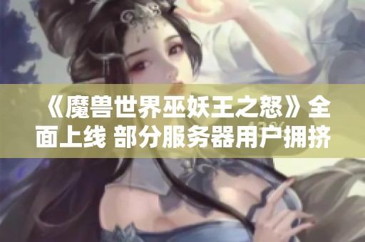 《魔兽世界巫妖王之怒》全面上线 部分服务器用户拥挤