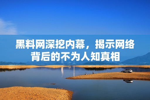 黑料网深挖内幕，揭示网络背后的不为人知真相