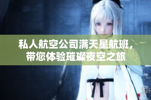 私人航空公司满天星航班，带您体验璀璨夜空之旅