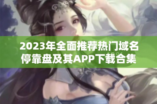2023年全面推荐热门域名停靠盘及其APP下载合集