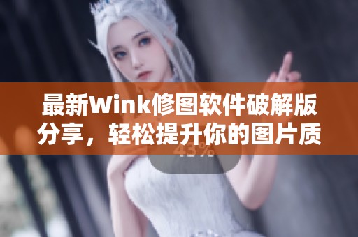 最新Wink修图软件破解版分享，轻松提升你的图片质量