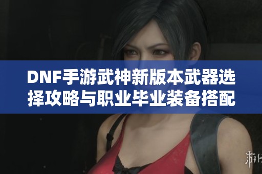 DNF手游武神新版本武器选择攻略与职业毕业装备搭配推荐