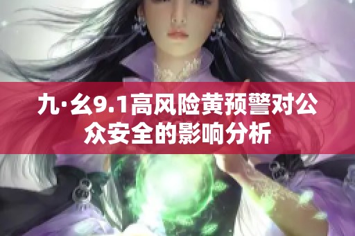 九·幺9.1高风险黄预警对公众安全的影响分析