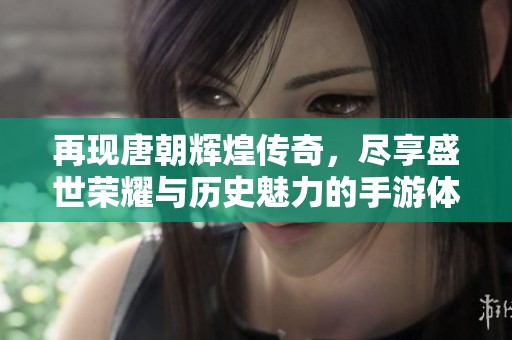 再现唐朝辉煌传奇，尽享盛世荣耀与历史魅力的手游体验