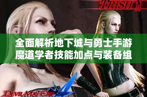 全面解析地下城与勇士手游魔道学者技能加点与装备组合策略