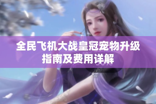 全民飞机大战皇冠宠物升级指南及费用详解