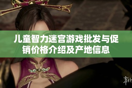 儿童智力迷宫游戏批发与促销价格介绍及产地信息