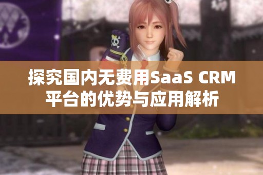 探究国内无费用SaaS CRM平台的优势与应用解析
