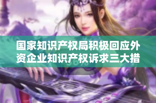 国家知识产权局积极回应外资企业知识产权诉求三大措施解读