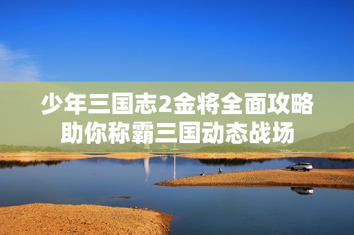 少年三国志2金将全面攻略助你称霸三国动态战场