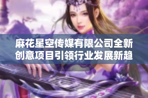 麻花星空传媒有限公司全新创意项目引领行业发展新趋势