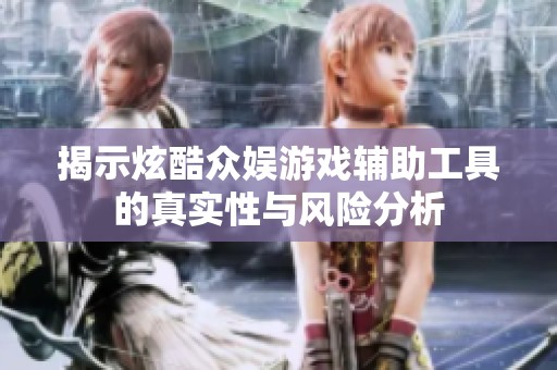 揭示炫酷众娱游戏辅助工具的真实性与风险分析