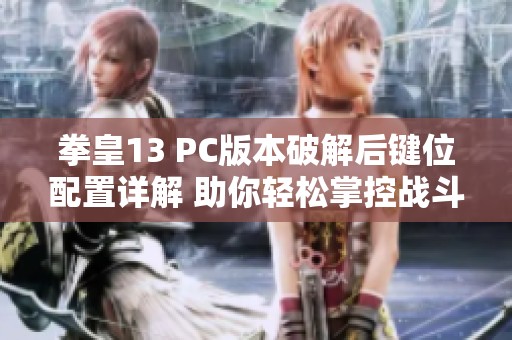 拳皇13 PC版本破解后键位配置详解 助你轻松掌控战斗技巧
