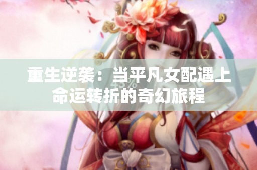 重生逆袭：当平凡女配遇上命运转折的奇幻旅程