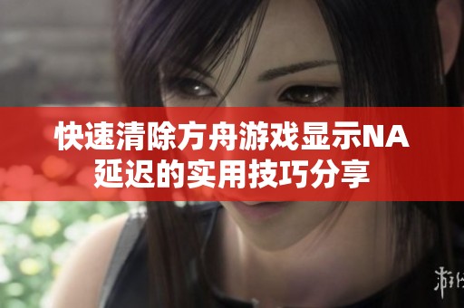 快速清除方舟游戏显示NA延迟的实用技巧分享