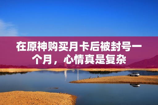 在原神购买月卡后被封号一个月，心情真是复杂