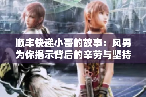 顺丰快递小哥的故事：风男为你揭示背后的辛劳与坚持