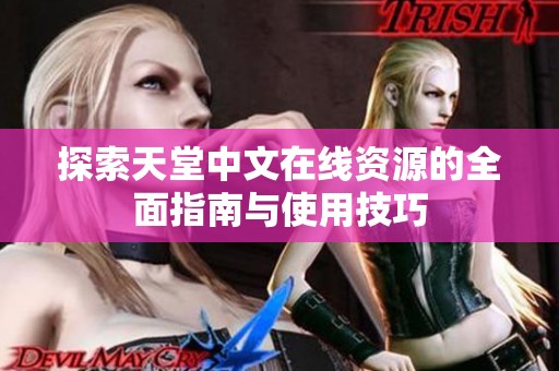 探索天堂中文在线资源的全面指南与使用技巧