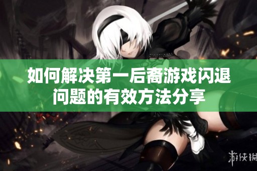 如何解决第一后裔游戏闪退问题的有效方法分享