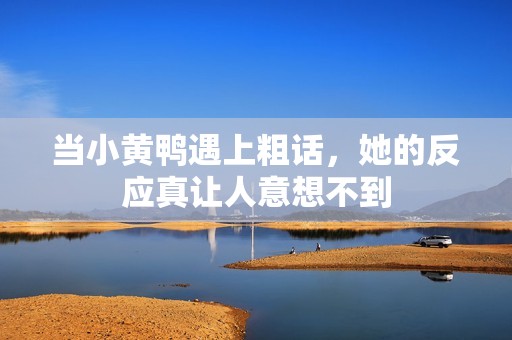 当小黄鸭遇上粗话，她的反应真让人意想不到