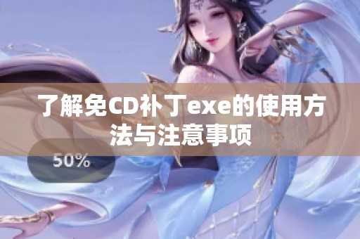 了解免CD补丁exe的使用方法与注意事项