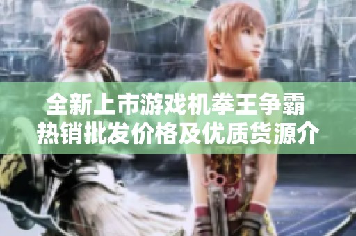 全新上市游戏机拳王争霸 热销批发价格及优质货源介绍