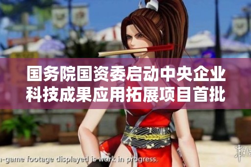 国务院国资委启动中央企业科技成果应用拓展项目首批清单
