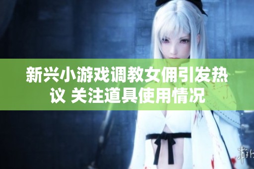 新兴小游戏调教女佣引发热议 关注道具使用情况