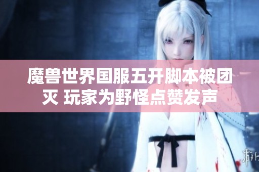 魔兽世界国服五开脚本被团灭 玩家为野怪点赞发声
