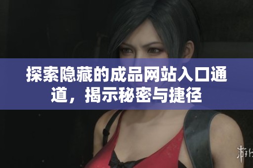 探索隐藏的成品网站入口通道，揭示秘密与捷径