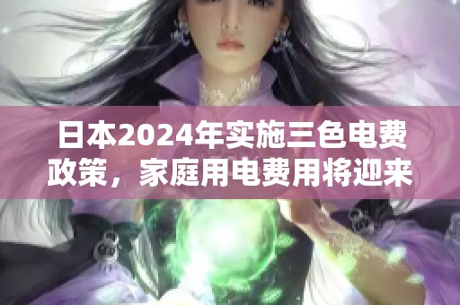 日本2024年实施三色电费政策，家庭用电费用将迎来新变革