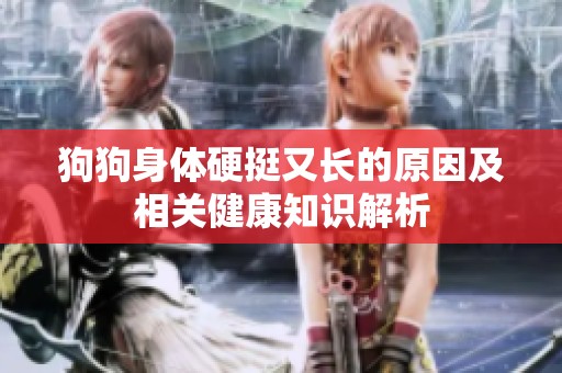 狗狗身体硬挺又长的原因及相关健康知识解析