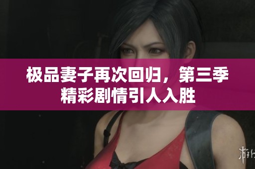 极品妻子再次回归，第三季精彩剧情引人入胜