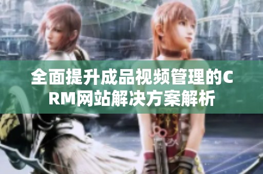 全面提升成品视频管理的CRM网站解决方案解析