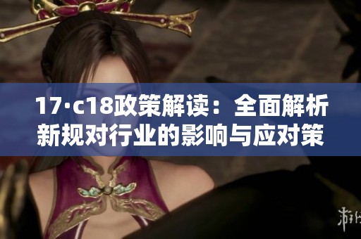 17·c18政策解读：全面解析新规对行业的影响与应对策略