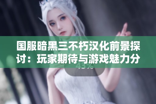国服暗黑三不朽汉化前景探讨：玩家期待与游戏魅力分析