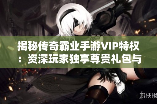 揭秘传奇霸业手游VIP特权：资深玩家独享尊贵礼包与等级奖励