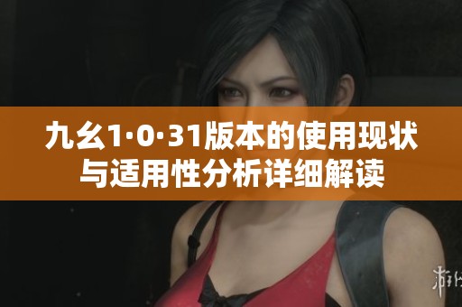 九幺1·0·31版本的使用现状与适用性分析详细解读