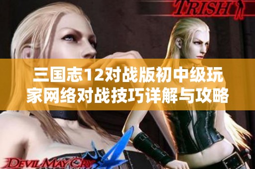 三国志12对战版初中级玩家网络对战技巧详解与攻略分享