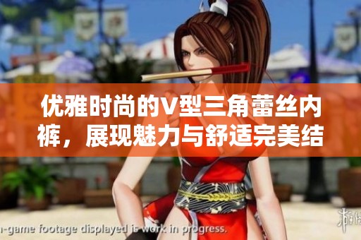 优雅时尚的V型三角蕾丝内裤，展现魅力与舒适完美结合