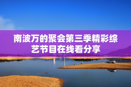 南波万的聚会第三季精彩综艺节目在线看分享