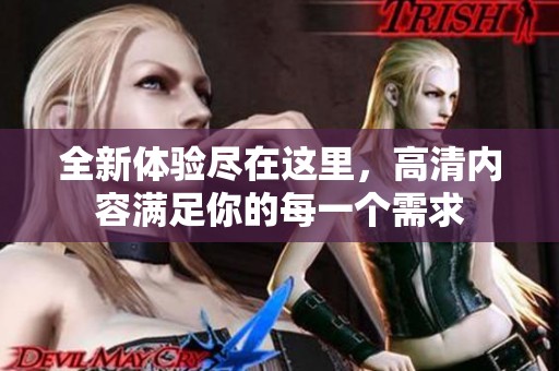 全新体验尽在这里，高清内容满足你的每一个需求