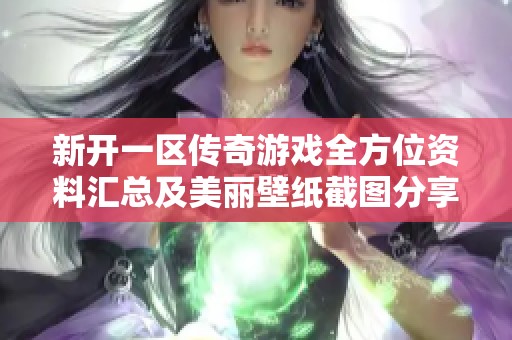 新开一区传奇游戏全方位资料汇总及美丽壁纸截图分享
